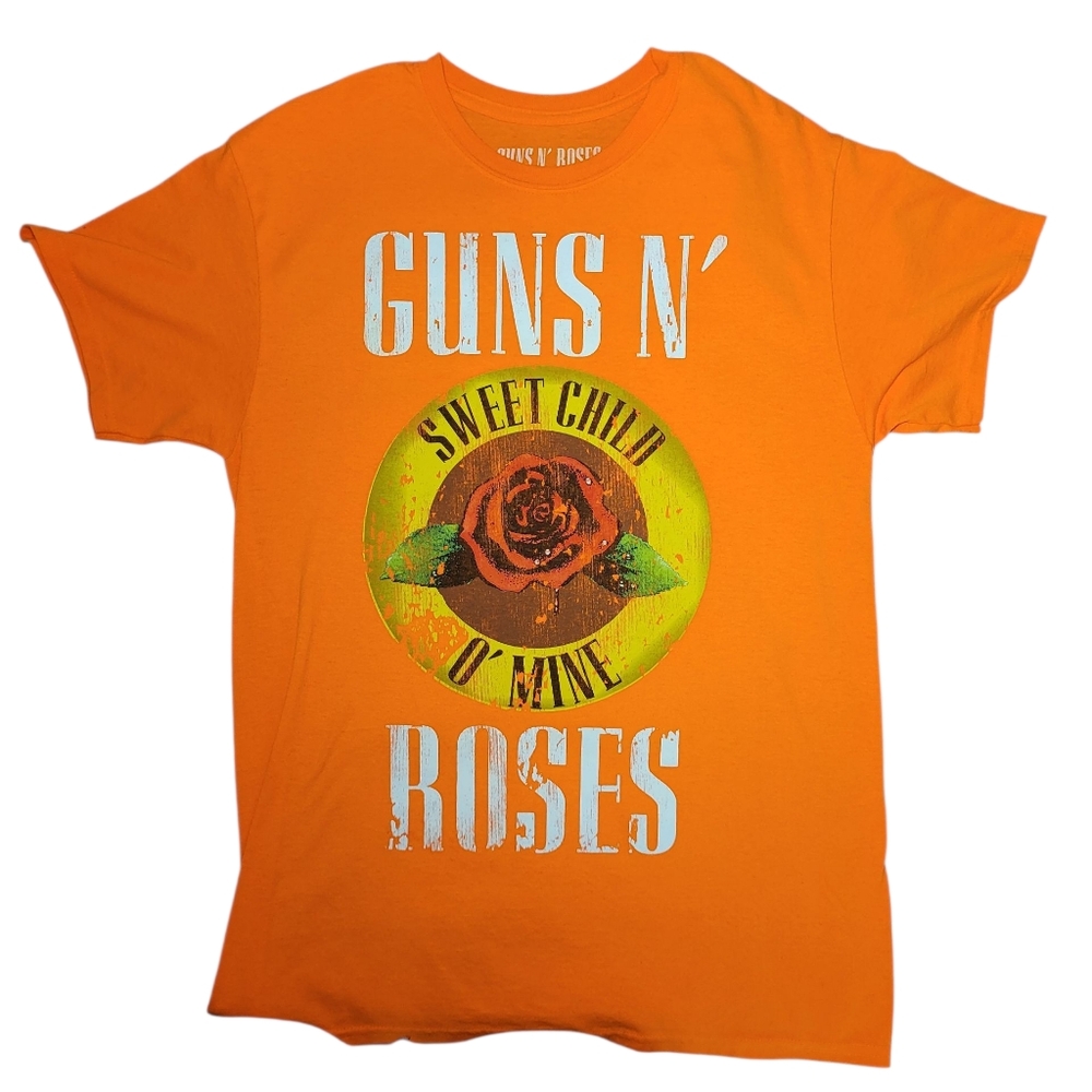 Orange Guns N' Roses Sweet Child O' Mine T-Shirt